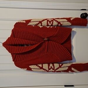 Red American Eagle Knit Sweater Size XS